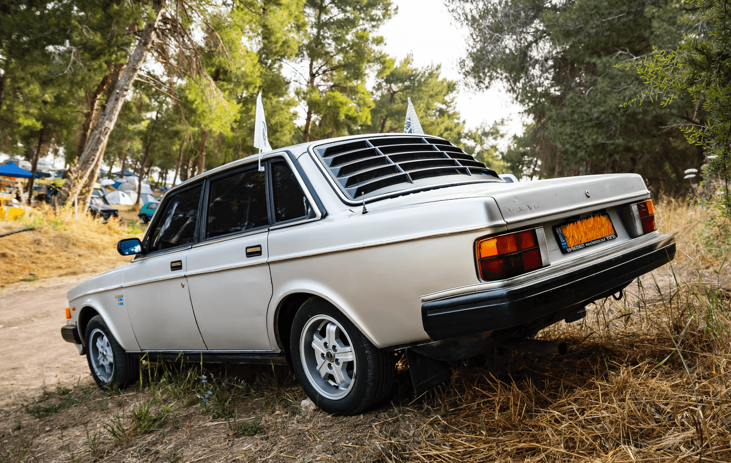 Volvo 200 Series Rear Window Louver